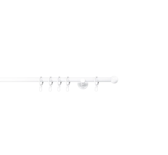 Curtain rod made to measure 1-run 20mm ball