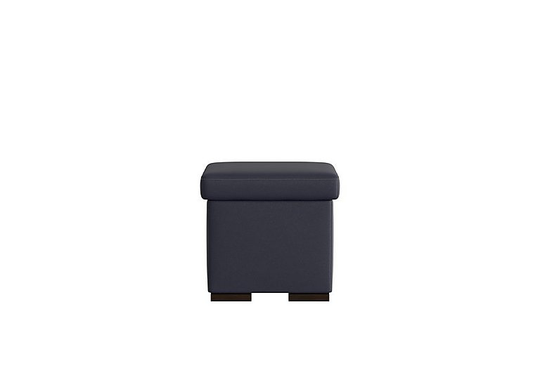 Nicoletti - Tosca Leather Tray Stool - Blue