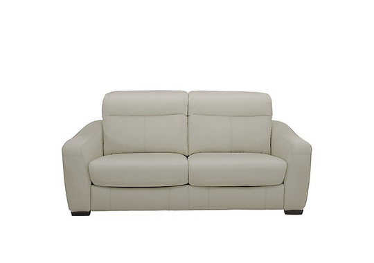 Cressida 2 Seater Leather Recliner Sofa - Grey- World of Leather