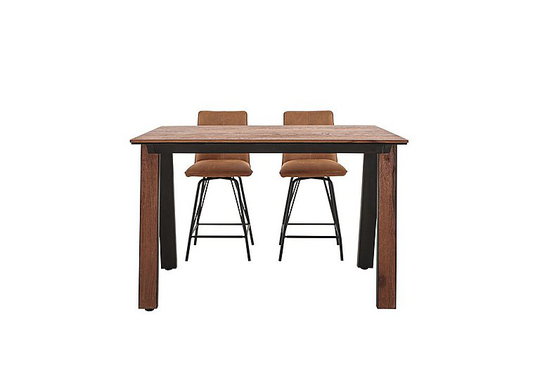 Habufa - Austin Bar Table and 2 Bar Stools - Brown