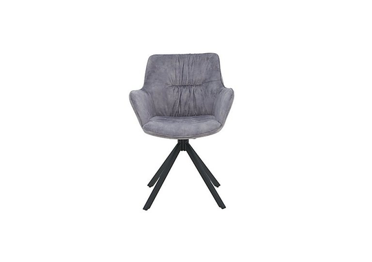 Marvel Black Swivel Dining Chair