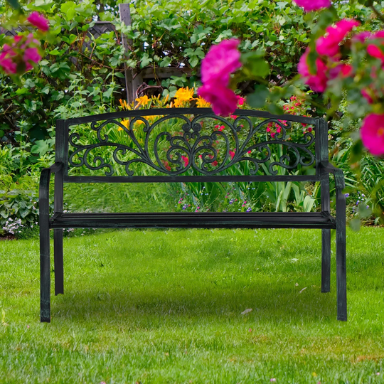 Hansa Steel/Cast Iron Bench