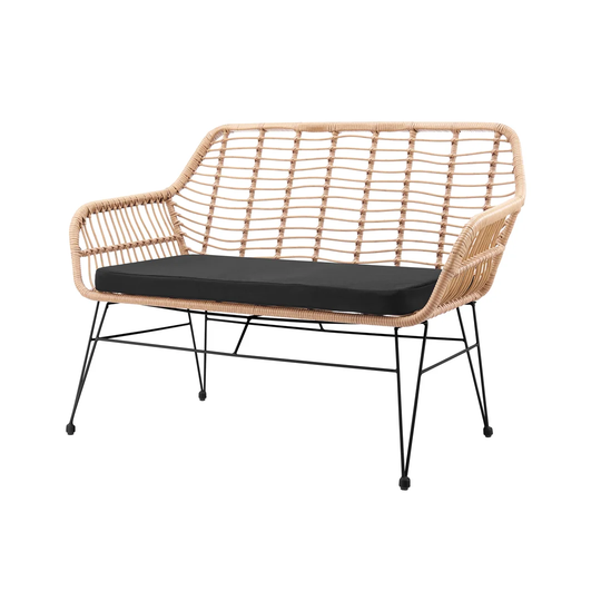 Bradner Rattan Bench