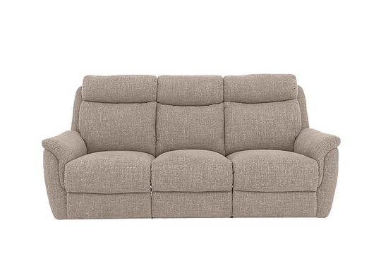 Orlando 3 Seater Fabric Sofa - Beige