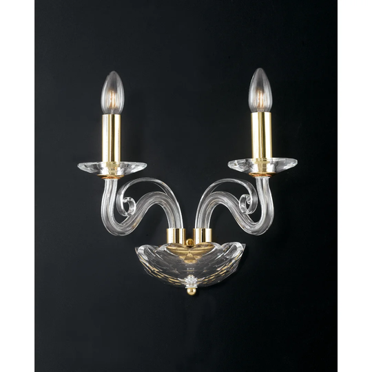 Ossafa 2-Light Candle Wall Light