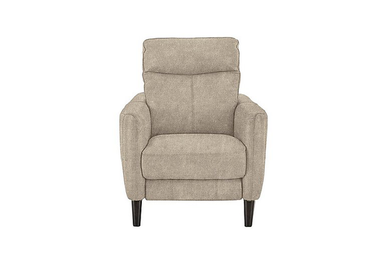 Compact Collection Petit Fabric Armchair - Beige