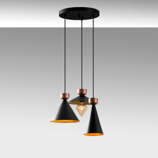 Bamford 3 - Light Cluster Cone Pendant