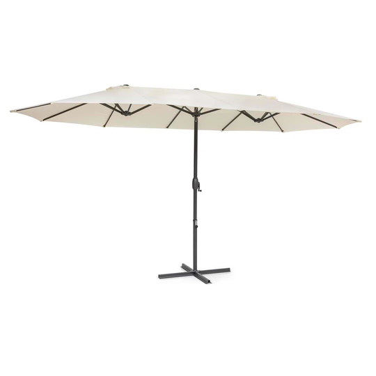 Twin Peaks 0.46m x 0.14m Rectangular Traditional Parasol