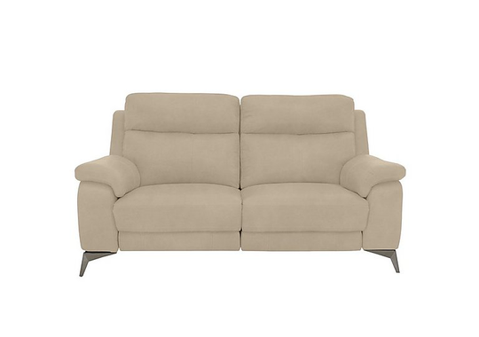 Missouri 2 Seater Fabric Power Recliner Sofa - Beige