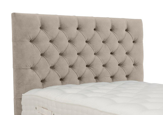 Millbrook - Minley Floor Standing Headboard - Super King - Beige