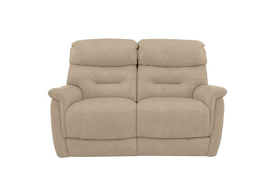 Chicago 2 Seater Fabric Battery Recliner Sofa - Beige