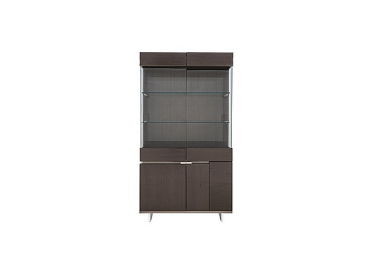 ALF - Corrado 2 Door Curio Cabinet - Brown
