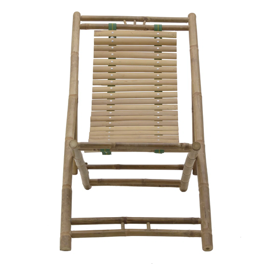 BAMBOO FOLDABLE RELAX CHAIR NATURAL 1136095