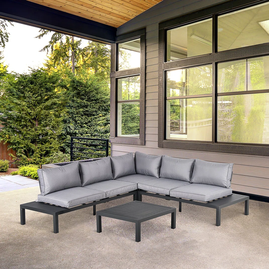 Arkins 5 Seater Rattan Corner Sofa Set