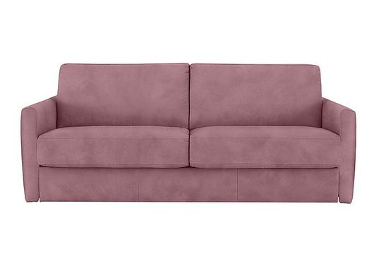 Nicoletti - Alcova 3 Seater Fabric Sofa with Slim Arms - Pink