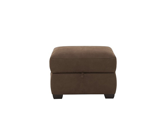 Optimus Fabric Storage Footstool - Brown