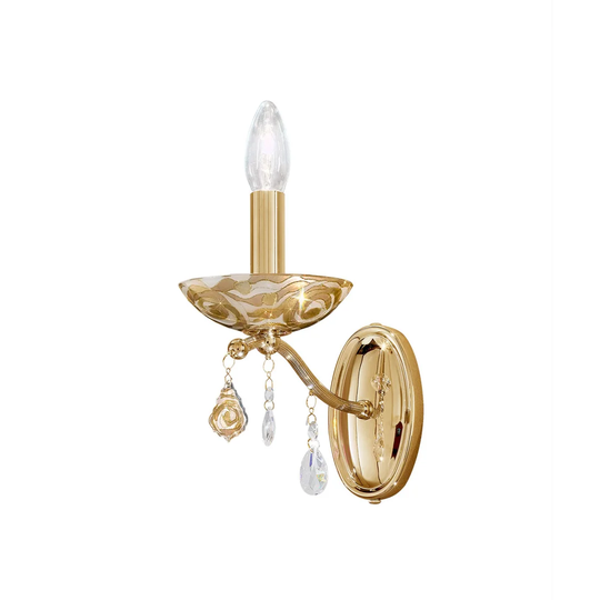 Carmen 2 1 - Light Dimmable Candle Wall Light