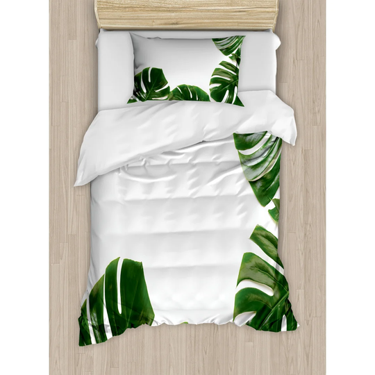 Sexton Green 100% Brushed Microfibre Duvet Cover Set
