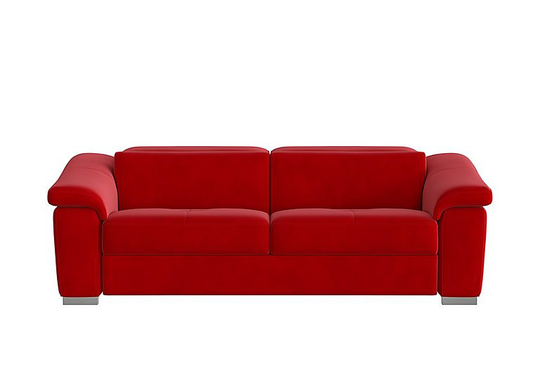 Nicoletti - Galileo 3 Seater Fabric Sofa - Red
