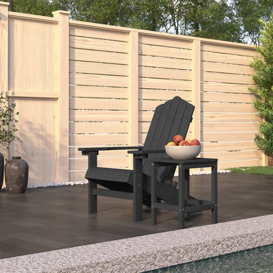 Lurmont House of Hampton Garden Adirondack Chair With Table