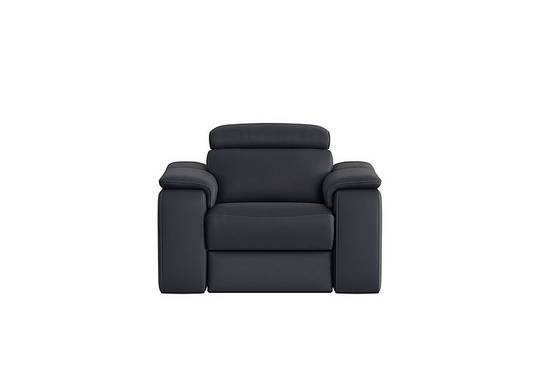 Nicoletti - Davide Leather Chair - Blue