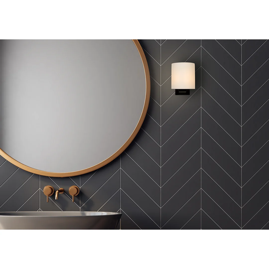 Jelte 1-Light Dimmable Black Wall Light