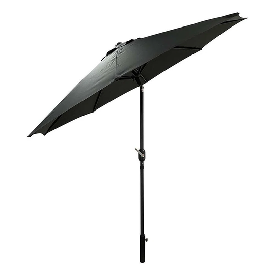 Eko Straight Round Parasol 2.5 M Charcoal Gray