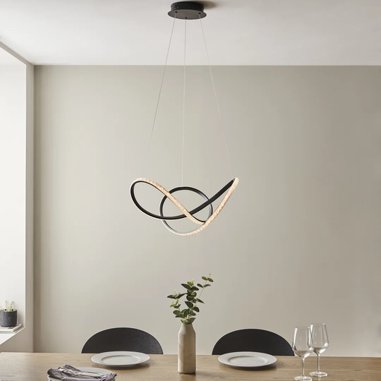 Serbelloni 1 - Light Crystal Geometric LED Pendant