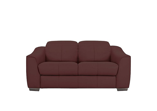 Xavier 2 Seater Leather Power Recliner Sofa with Power Headrests - Red- World of Leather