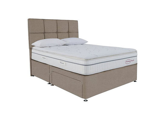 Sleepeezee - Memory Touch 2800 Divan Set - Small Double - Beige