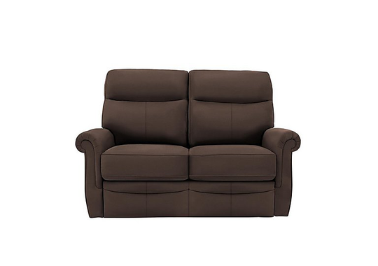 G Plan - Avon Small 2 Seater Leather Sofa - Brown