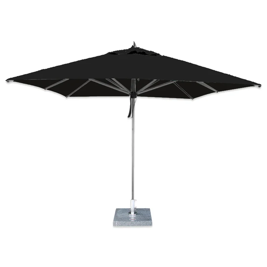 Post 2.6m Square Traditional Parasol