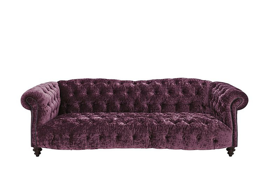 Tetrad - Southwood 4 Seater Velvet Sofa - Purple