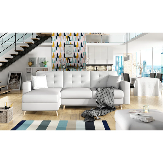 Darden Universal Soft Reversible Corner Sofa Bed