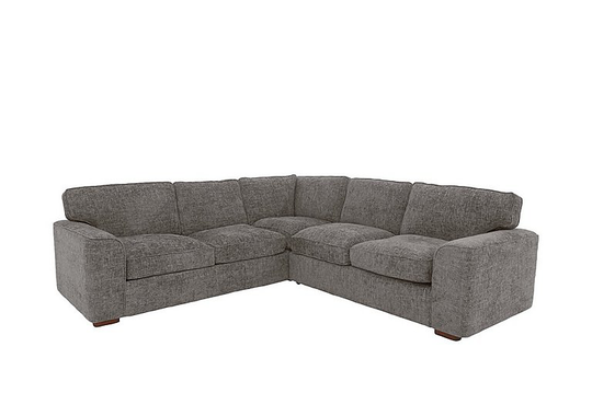 Emilia Large Fabric Corner Sofa Bed - Grey