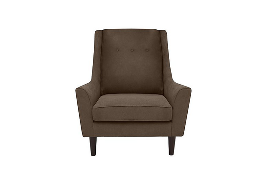 Legend Fabric Designer Accent Chair - Brown
