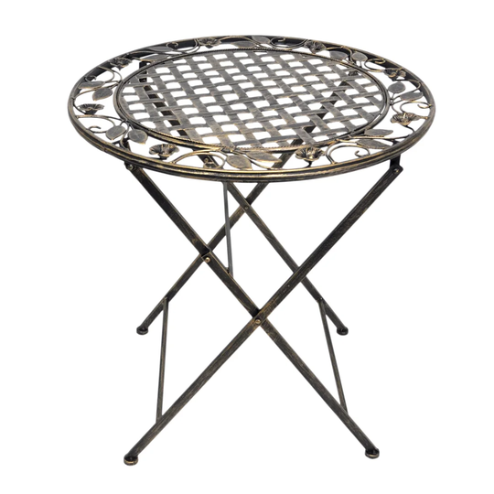 Galli Folding Stainless Steel Bistro Table