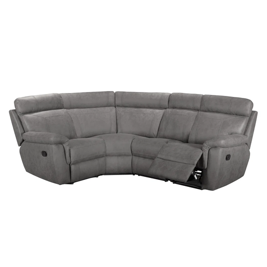 Carrol Leather Reclining Corner Sofa