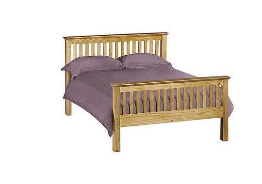 Chilton Pine High End Bed Frame - Double - Brown