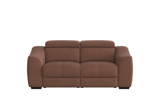 Elixir 2 Seater Fabric Sofa - Brown
