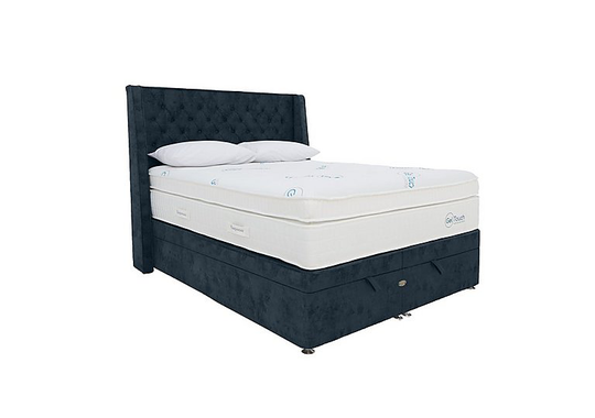 Sleepeezee - Geltouch Advanced 10000 End-Lift Ottoman Divan Set - Double - Blue