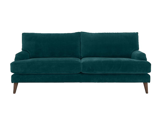 The Lounge Co. - Primrose 4 Seater Fabric Sofa - Teal