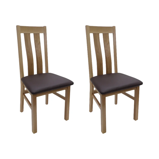 Marley Solid Oak Upholstered Dining Chair