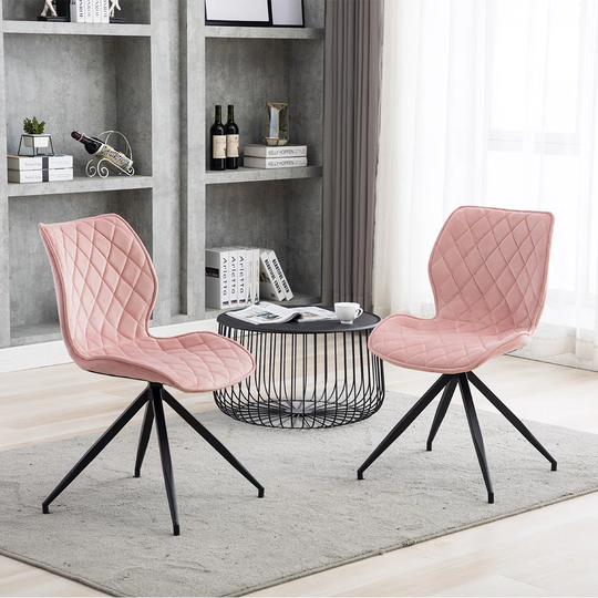 Velvet Side Chair (set Of 2)