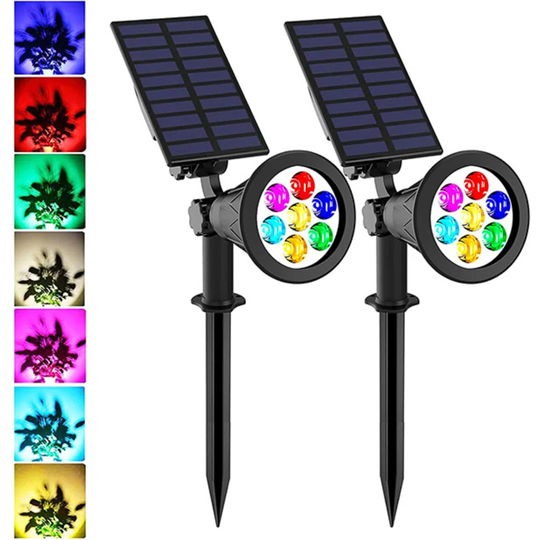 Allisa Black Low Voltage Solar Powered Integrated LED Spot Light
