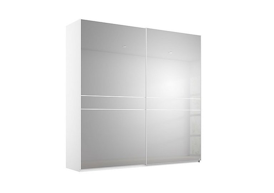 Rauch - Lando Sliding Mirror Wardrobe - 200-cm - White