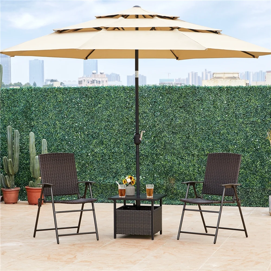Eveleen Rattan Side Table
