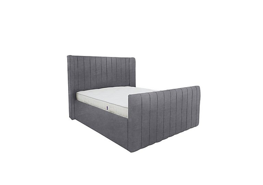 Eira High Foot End Bed Frame - Super King - Grey