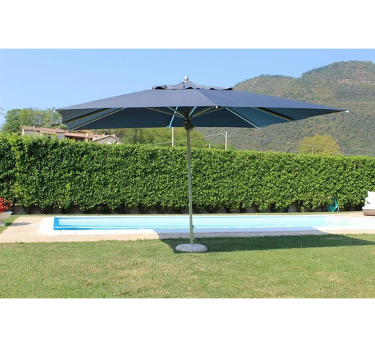 Angadveer 3m x 4m Rectangular Traditional Parasol