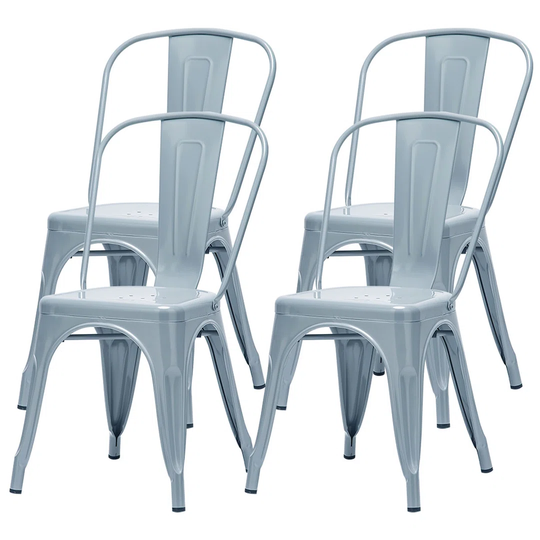 Slat Back Stacking Dining Chair